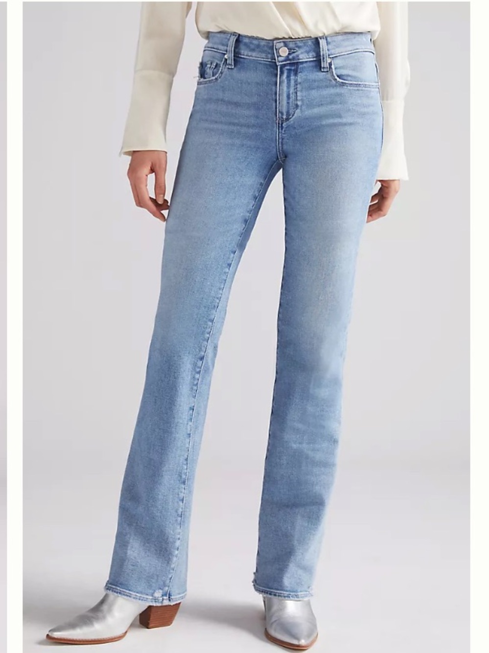 Paige Sloane Low-rise Bootcut Jeans Size 27